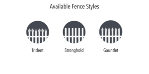 Impasse Available fence styles