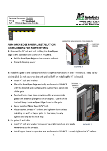 Arm Open Edge partial installation instructions V3 2-24-20